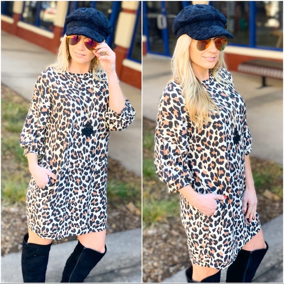 ✨LAST ONE✨SHOW ME YOUR WILD SIDE DRESS-LEOPARD - Picture 2 of 3
